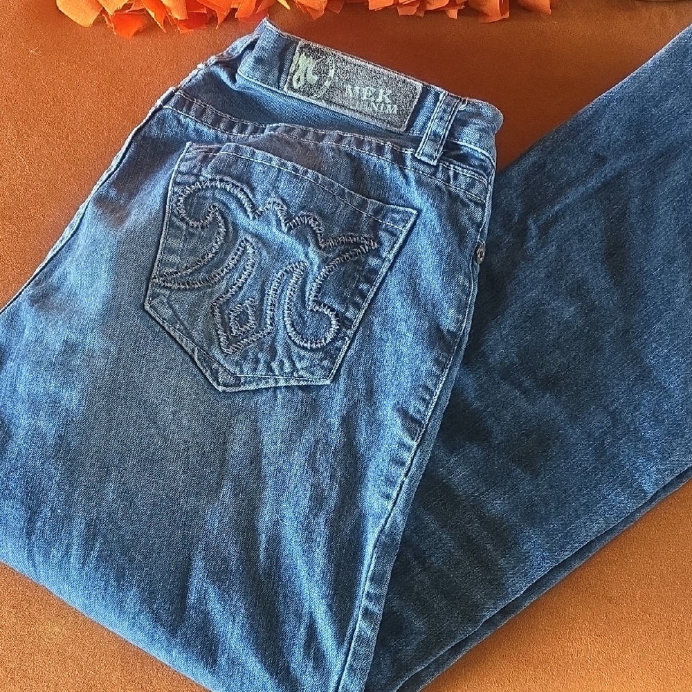 Men's Blue Bootcut Jeans